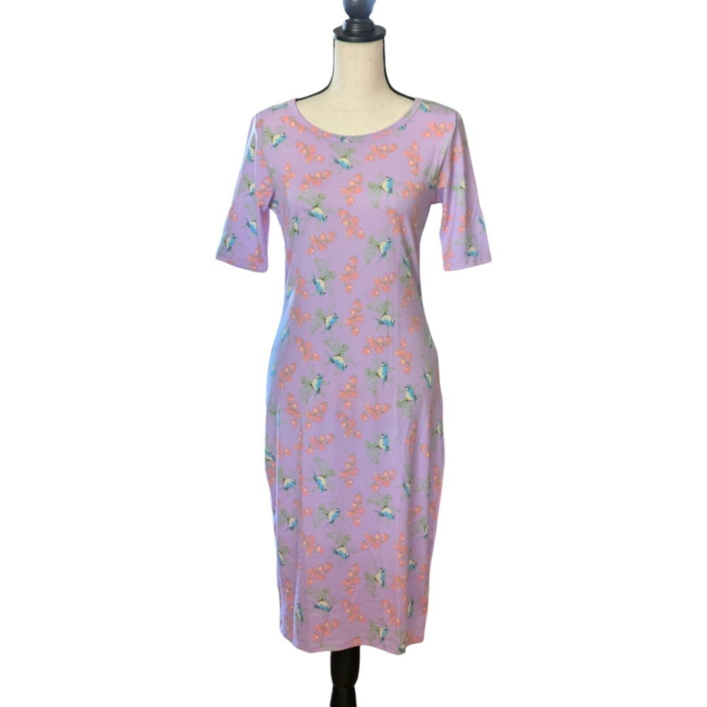 NWT Lularoe Women Purple Casual Dress Size S